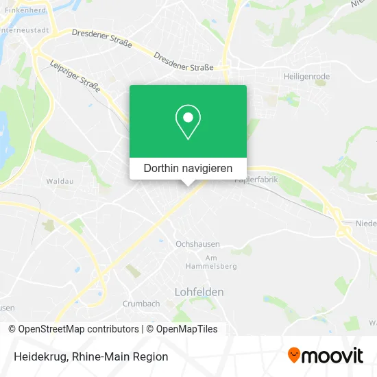 Heidekrug Karte