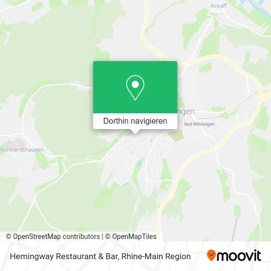 Hemingway Restaurant & Bar Karte