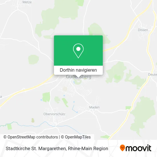 Stadtkirche St. Margarethen Karte