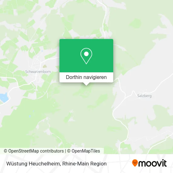 Wüstung Heuchelheim Karte