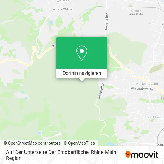 Auf Der Unterseite Der Erdoberfläche Karte