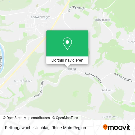 Rettungswache Uschlag Karte