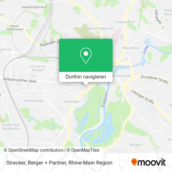 Strecker, Berger + Partner Karte