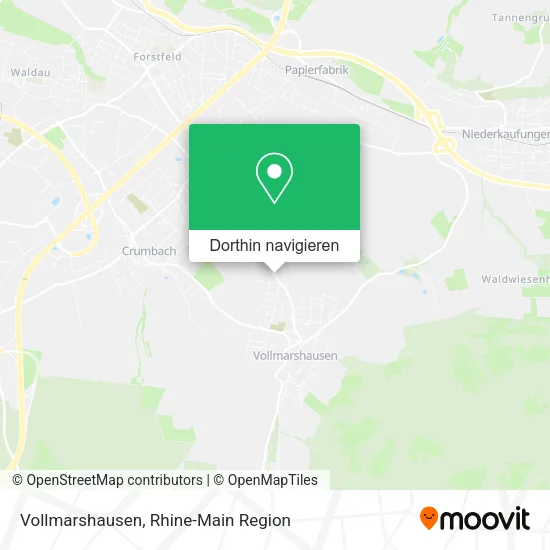 Vollmarshausen Karte