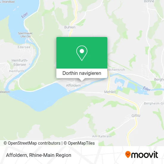 Affoldern Karte