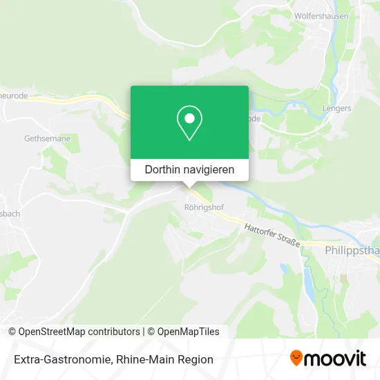 Extra-Gastronomie Karte