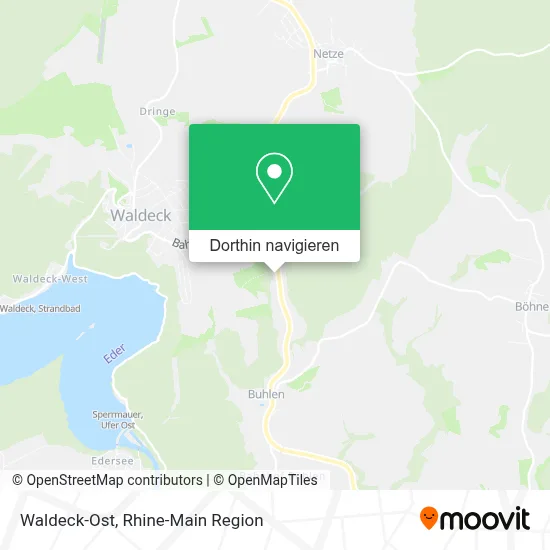 Waldeck-Ost Karte