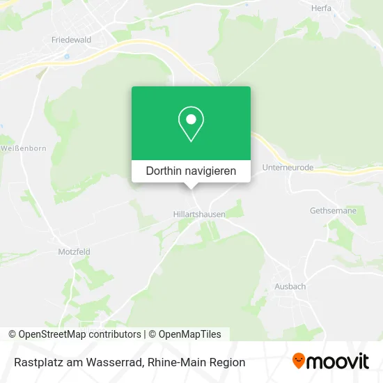 Rastplatz am Wasserrad Karte