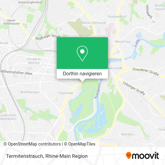 Termitenstrauch Karte