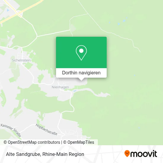 Alte Sandgrube Karte