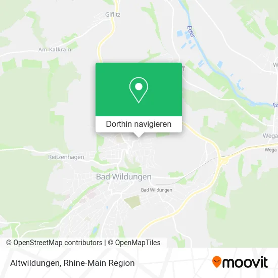 Altwildungen Karte