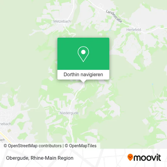 Obergude Karte