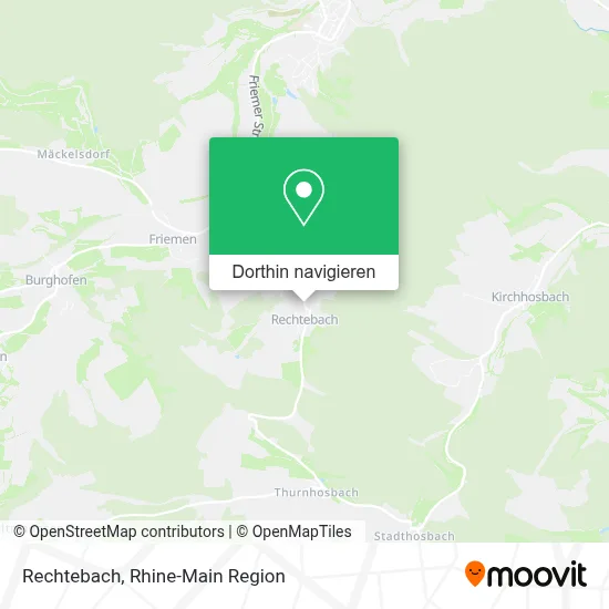 Rechtebach Karte