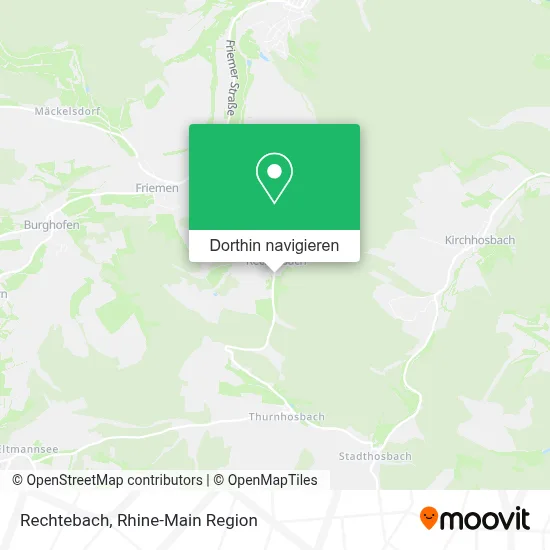 Rechtebach Karte