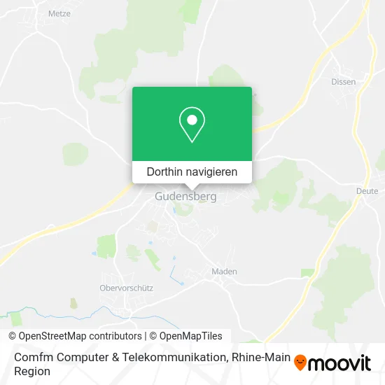 Comfm Computer & Telekommunikation Karte