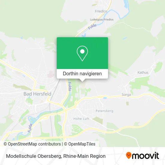 Modellschule Obersberg Karte