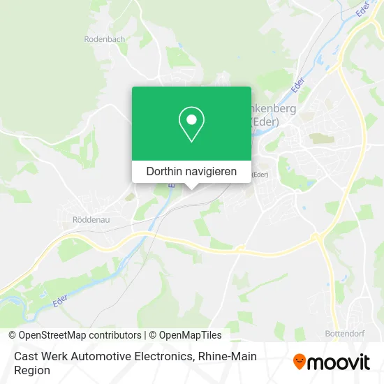 Cast Werk Automotive Electronics Karte