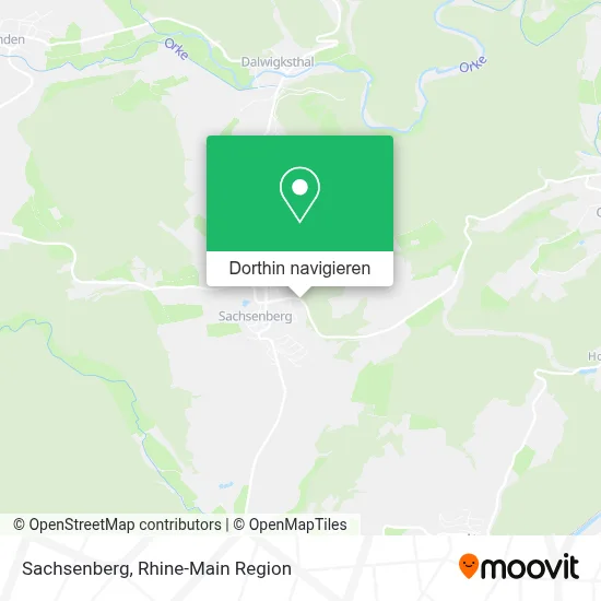 Sachsenberg Karte