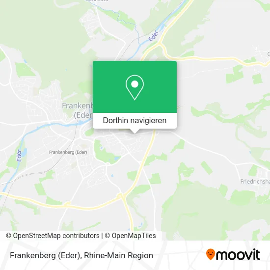 Frankenberg (Eder) Karte