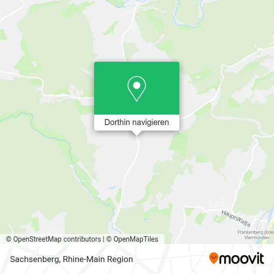 Sachsenberg Karte