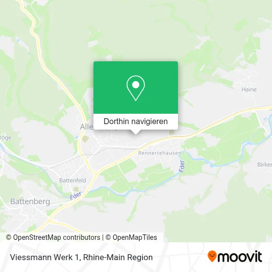 Viessmann Werk 1 Karte