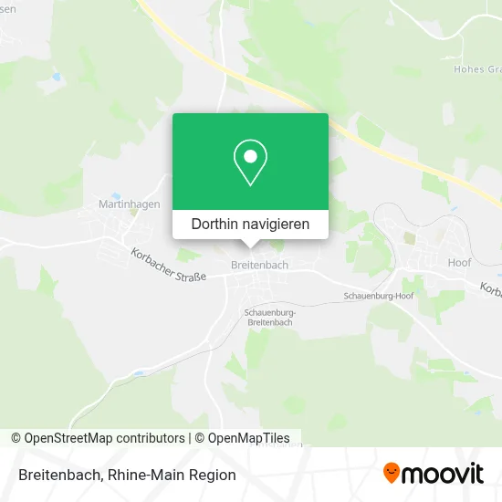 Breitenbach Karte