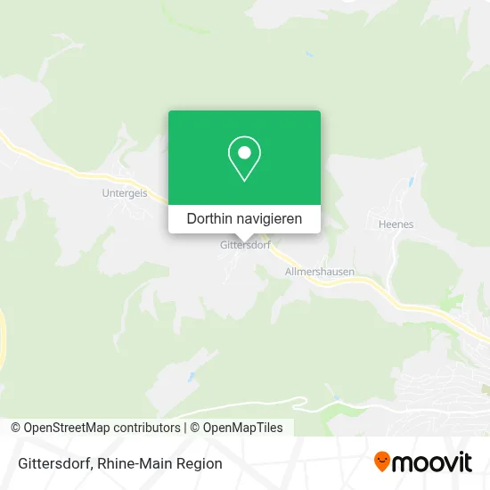 Gittersdorf Karte