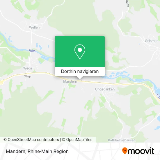 Mandern Karte