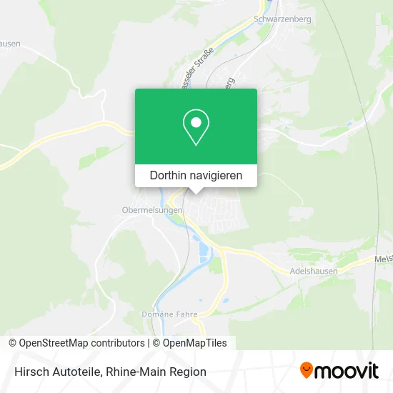 Hirsch Autoteile Karte