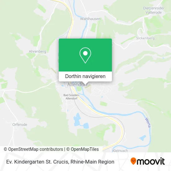 Ev. Kindergarten St. Crucis Karte