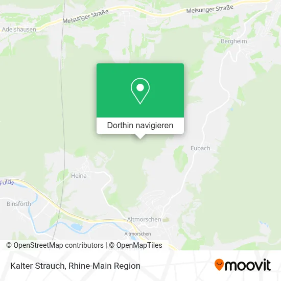 Kalter Strauch Karte