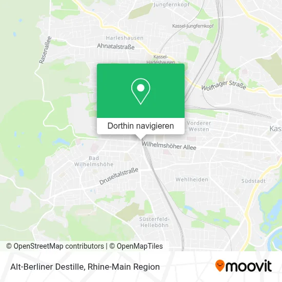 Alt-Berliner Destille Karte