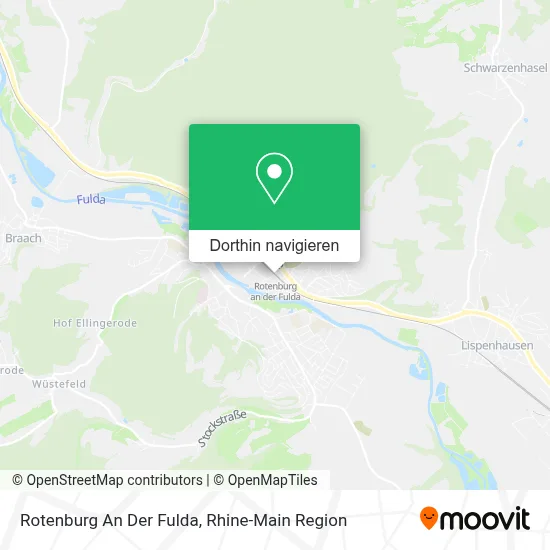 Rotenburg An Der Fulda Karte