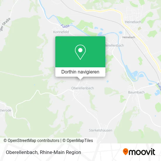 Oberellenbach Karte