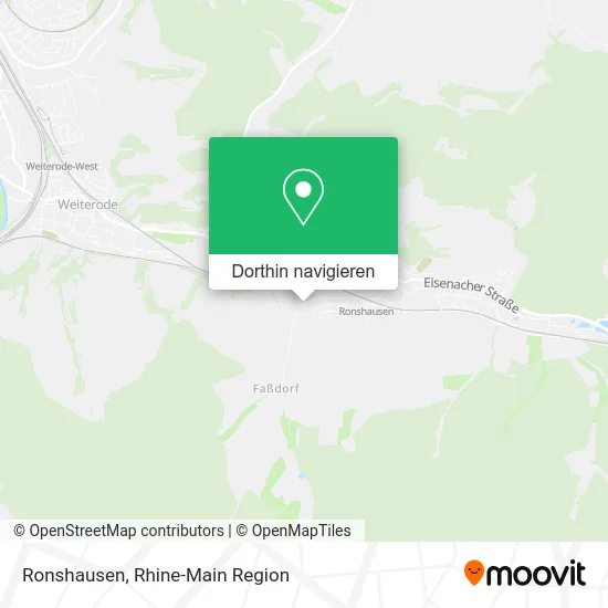 Ronshausen Karte