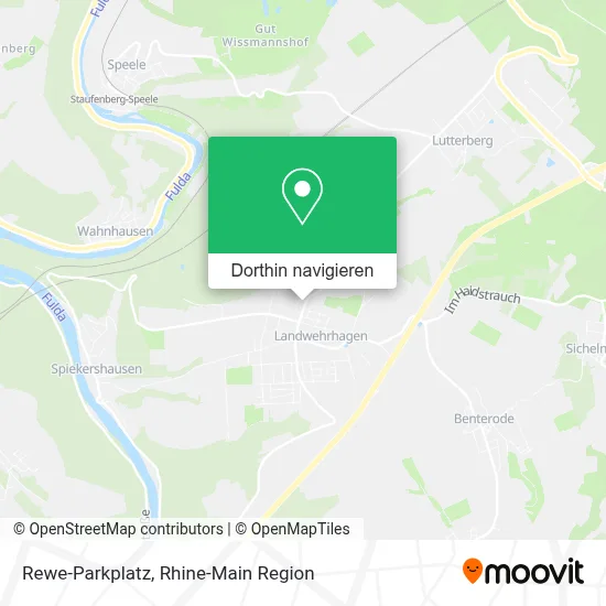 Rewe-Parkplatz Karte