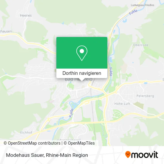 Modehaus Sauer Karte