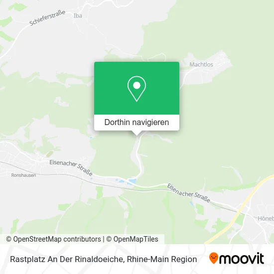 Rastplatz An Der Rinaldoeiche Karte