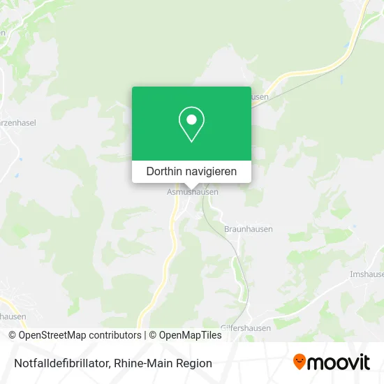 Notfalldefibrillator Karte