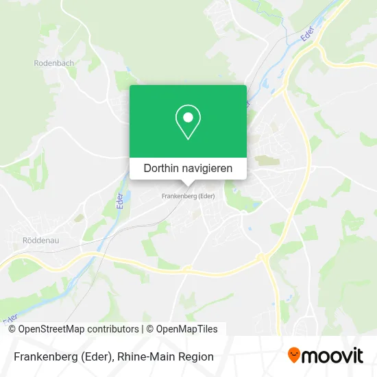 Frankenberg (Eder) Karte