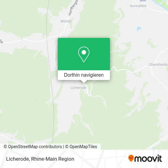 Licherode Karte