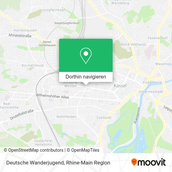 Deutsche Wanderjugend Karte