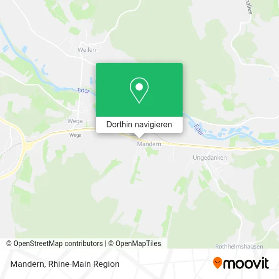 Mandern Karte