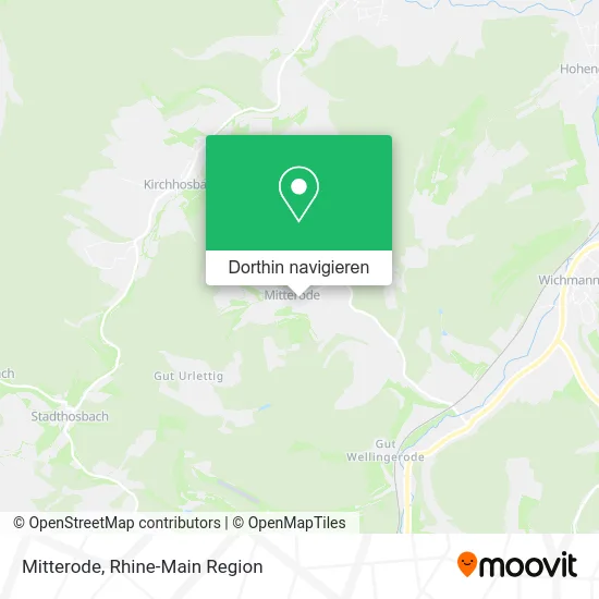 Mitterode Karte