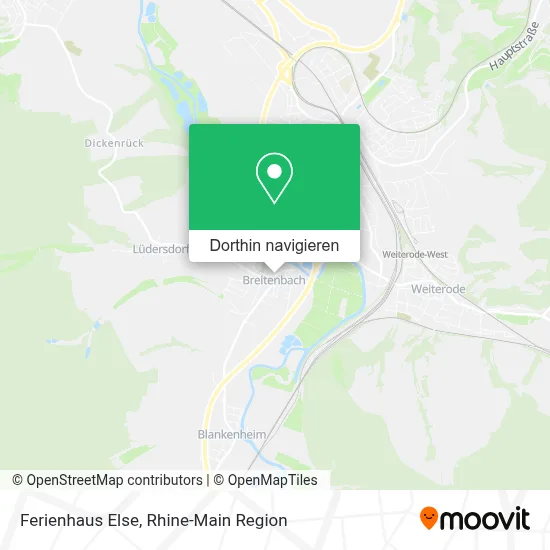 Ferienhaus Else Karte