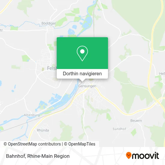 Bahnhof Karte