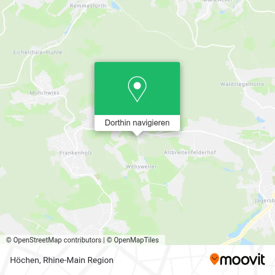 Höchen Karte