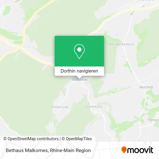 Bethaus Malkomes Karte