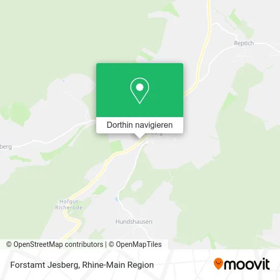 Forstamt Jesberg Karte