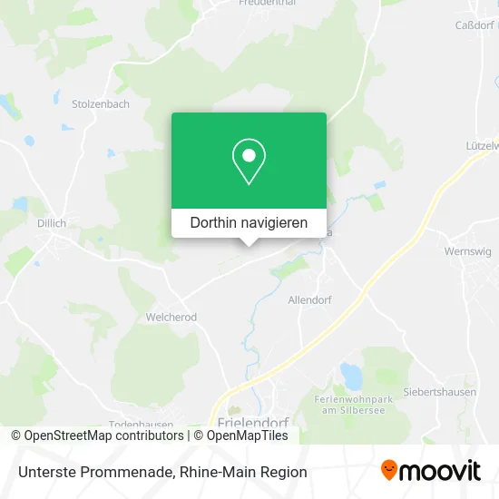 Unterste Prommenade Karte